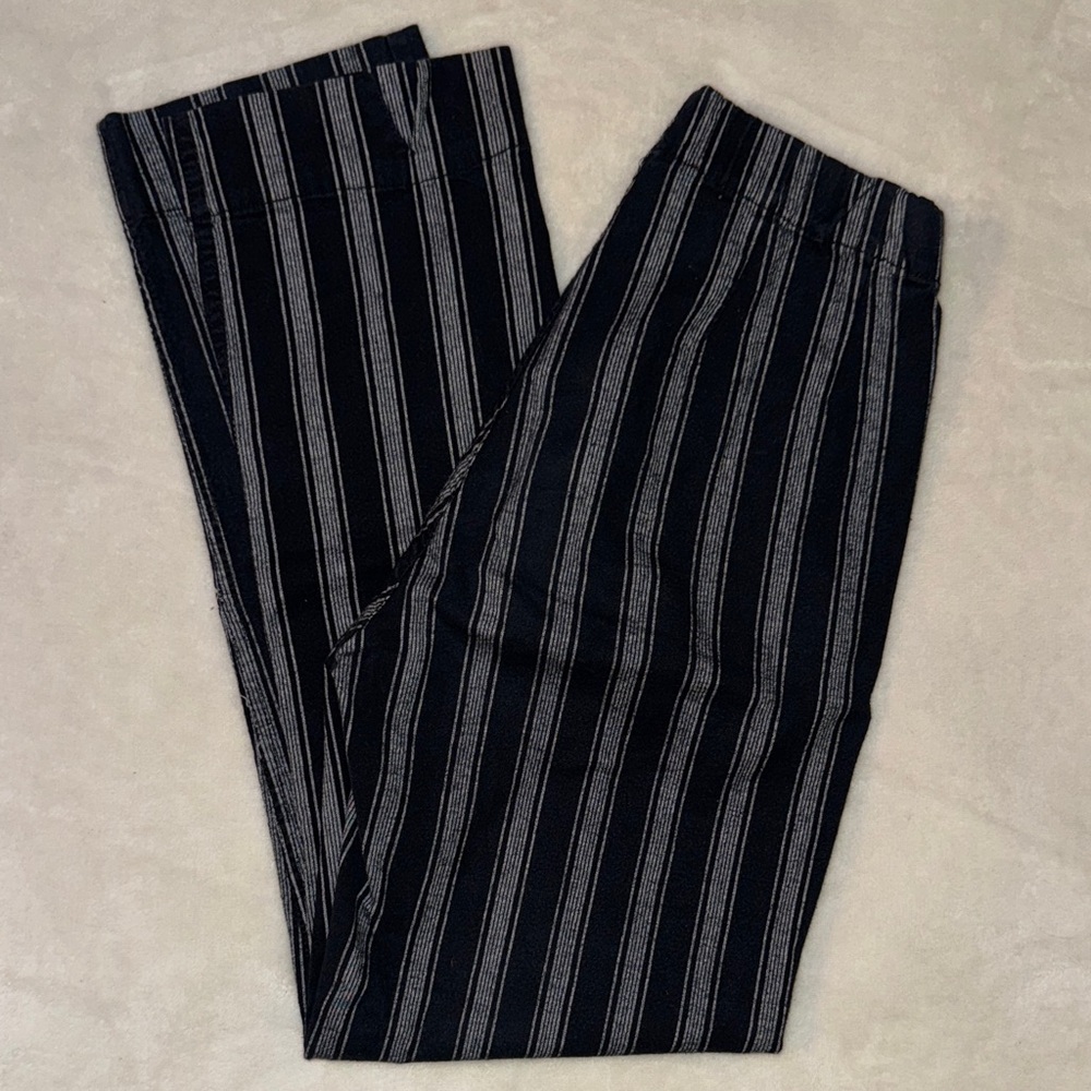 Striped Black and Gray Pants